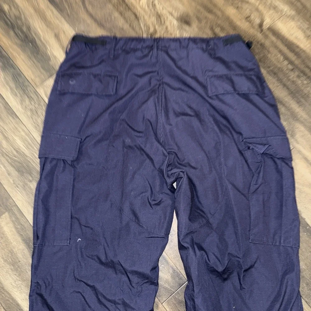 PROPPER Tactical Pants Cargo Utility Ripstop Men's Sz XL/L Navy Blue Adjustable